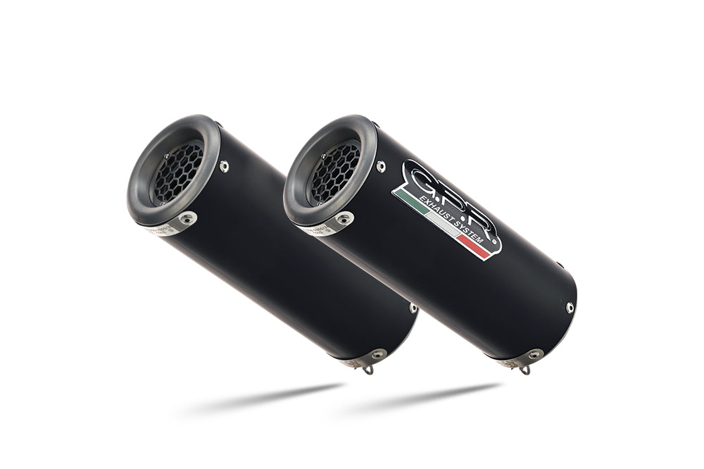 Kawasaki Ninja 1000 2017-2020 Exhaust GPR M3 Black Titanium Dual Slip On