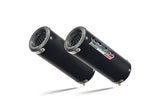 Escape GPR M3 de titanio negro para Ducati Monster 1100 2009-2010, doble slip-on, de competición
