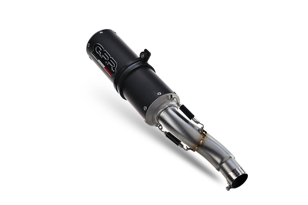 Escape GPR M3 Slip-On Race de titanio negro para Ducati Diavel 1198 2011-2016