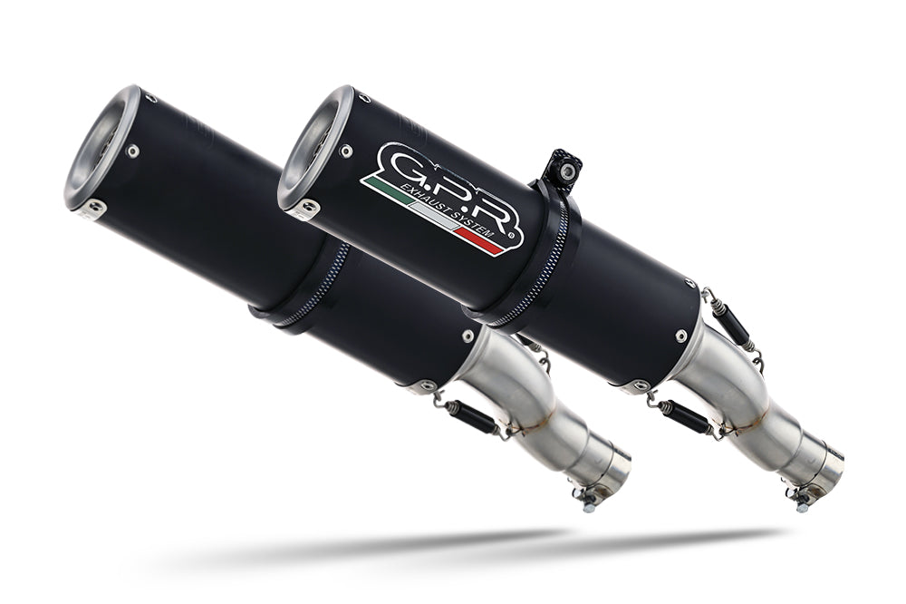 Escape GPR M3 de titanio negro para Ducati Monster 1100 2009-2010, doble slip-on, de competición