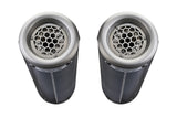 Escape GPR M3 Poppy Dual Slip On para Honda VTR1000F Firestorm 1997-2007