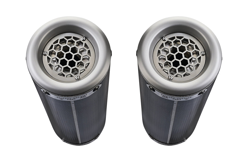 Escape GPR M3 Poppy Dual Slip On Race para Ducati Monster 696 2008-2014