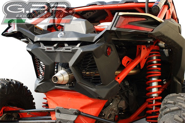 Can Am Maverick X3/ R / XDS / XRS / XRC / XMR/ Turbo R &amp; RR 2017-2024 Escape GPR Deeptone Atv Slip-On