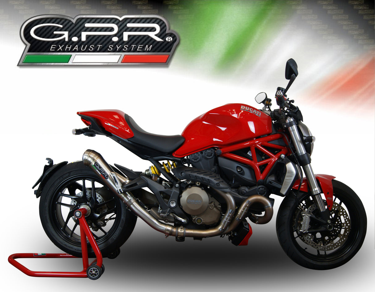 Escape GPR Powercone Evo Slip-On Race para Ducati Monster 1200, 1200S y 1200R (2014-2016)