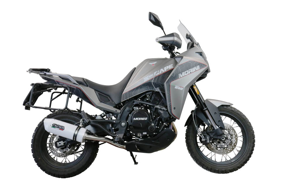 Moto Morini X-CAPE 650 2021-2024 Exhaust GPR Albus Ceramic Mid Full System
