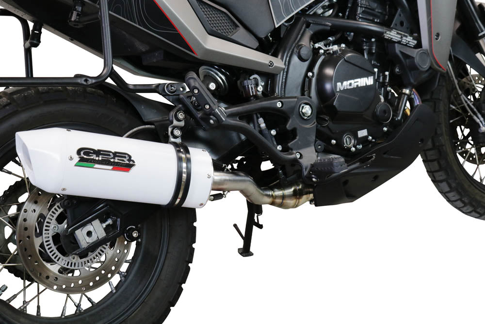 Moto Morini X-CAPE 650 2021-2024 Exhaust GPR Albus Ceramic Mid Full System