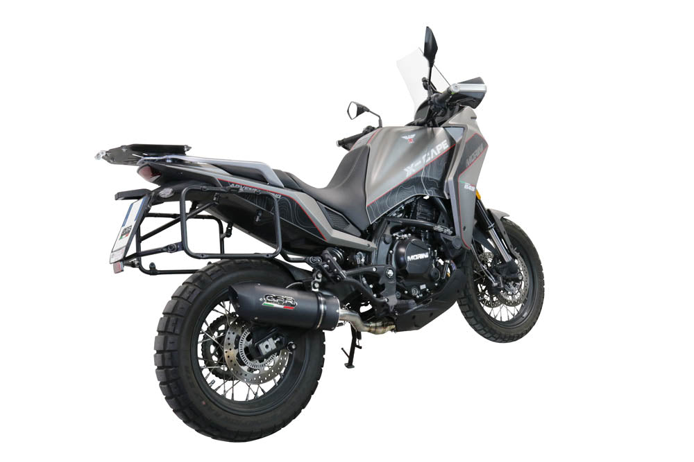 Escape Moto Morini X-CAPE 650 2021-2024 GPR Furore Evo4 Nero Mid Sistema completo