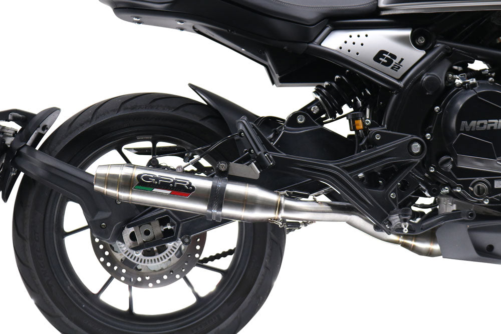 Moto Morini Seiemmezzo Scr 2022-2024 Exhaust GPR Deeptone Inox Slip-On