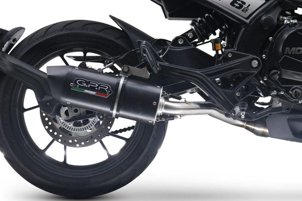 Moto Morini Seiemmezzo Scr 2022-2024 Exhaust GPR Furore Evo4 Nero Mid Full System