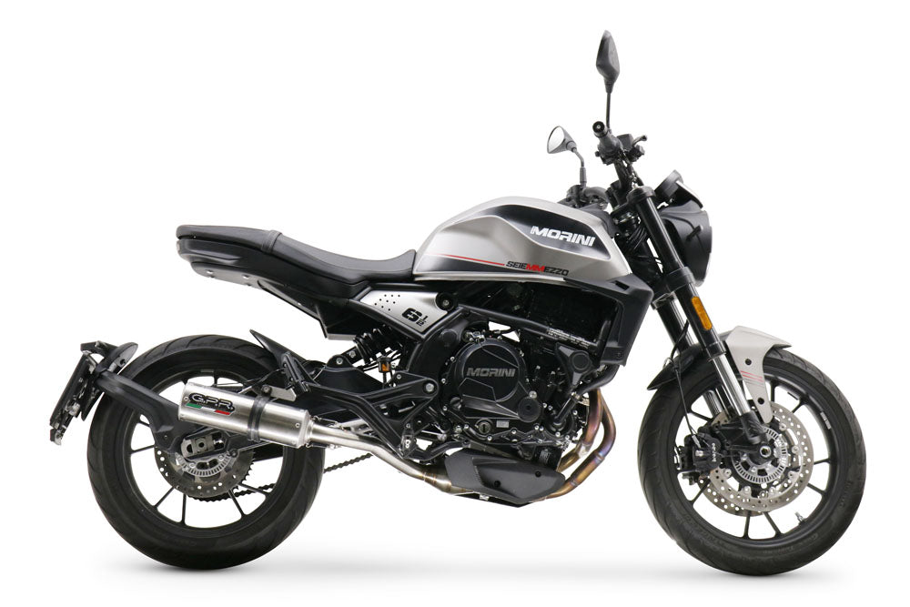 Moto Morini Seiemmezzo Scr 2022-2024 Exhaust GPR M3 Inox Slip-On