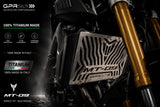 Protector de radiador GPR TECH, titanio, para Yamaha FJ-09 2025-2026