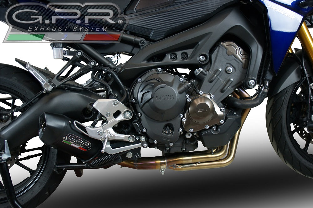 Yamaha Tracer 9 GT 2025-2026 Exhaust GPR Furore Evo4 Nero Full System High Level - photo 10