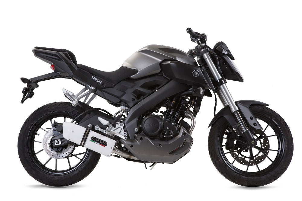 Yamaha Mt125 2017-2019 Exhaust GPR Albus Ceramic Slip-On