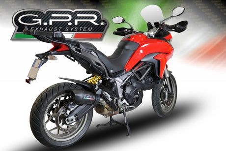 Ducati Multistrada 950 2017-2020 Exhaust GPR Grand Prix Evo Black Titanium Slip-On - photo 4