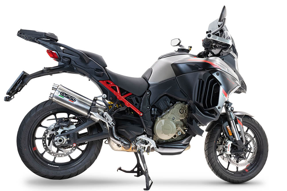 Escape GPR doble de acero inoxidable Slip-On para Ducati Multistrada V4S 2022-2024