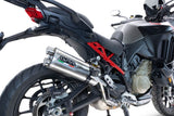 Escape GPR doble de acero inoxidable Slip-On para Ducati Multistrada V4S 2022-2024