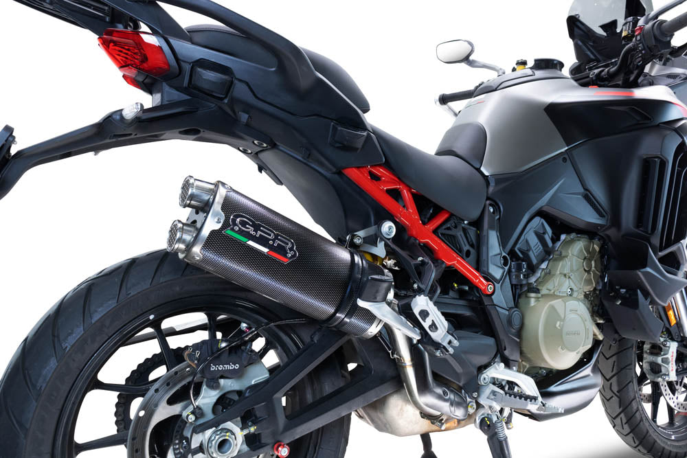 Escape GPR Dual Poppy Slip-On para Ducati Multistrada V4 Grand Tour 2024-2025
