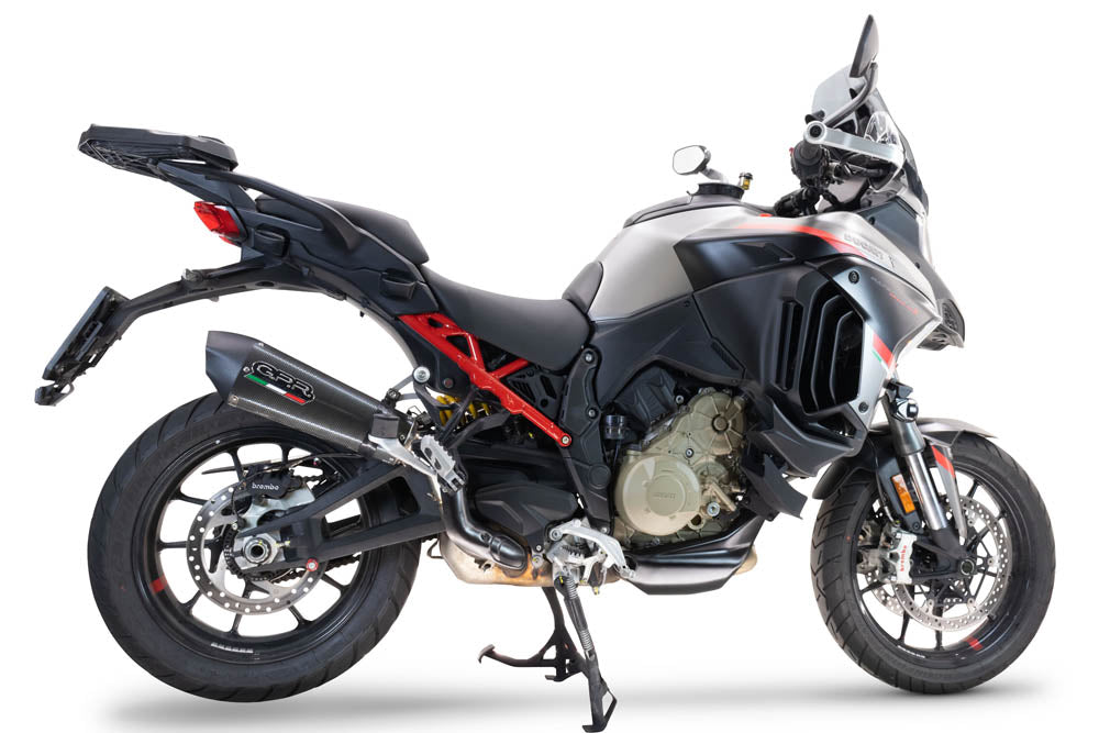 Escape GPR Grand Prix Evo Poppy Slip-On para Ducati Multistrada V4 Rally 2023-2024
