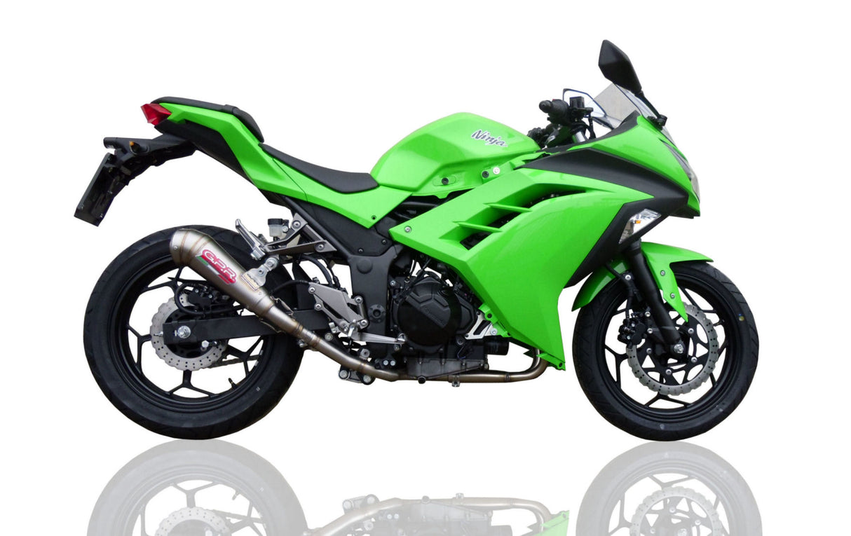 Kawasaki Ninja 300R 2012-2017 Exhaust GPR Powercone Evo Slip-On