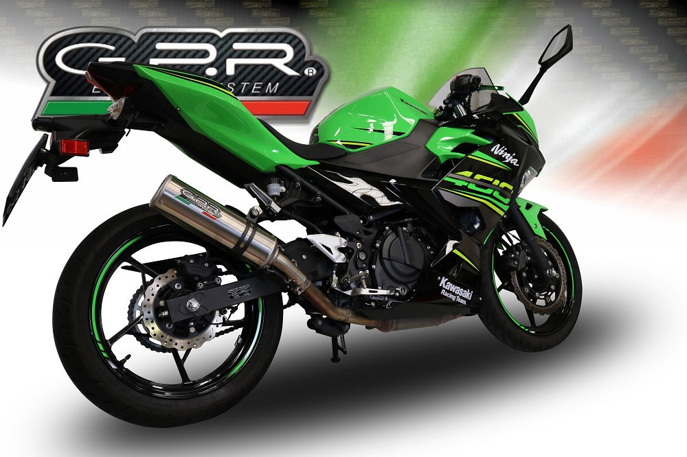 Kawasaki Ninja 400 2018-2022 Exhaust GPR M3 Inox Slip-On