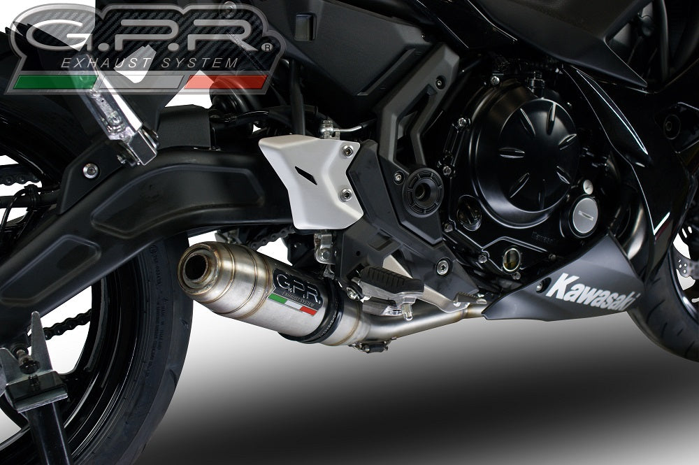 Kawasaki Z650 EX650M 2023-2024 Exhaust GPR Deeptone Inox Full System