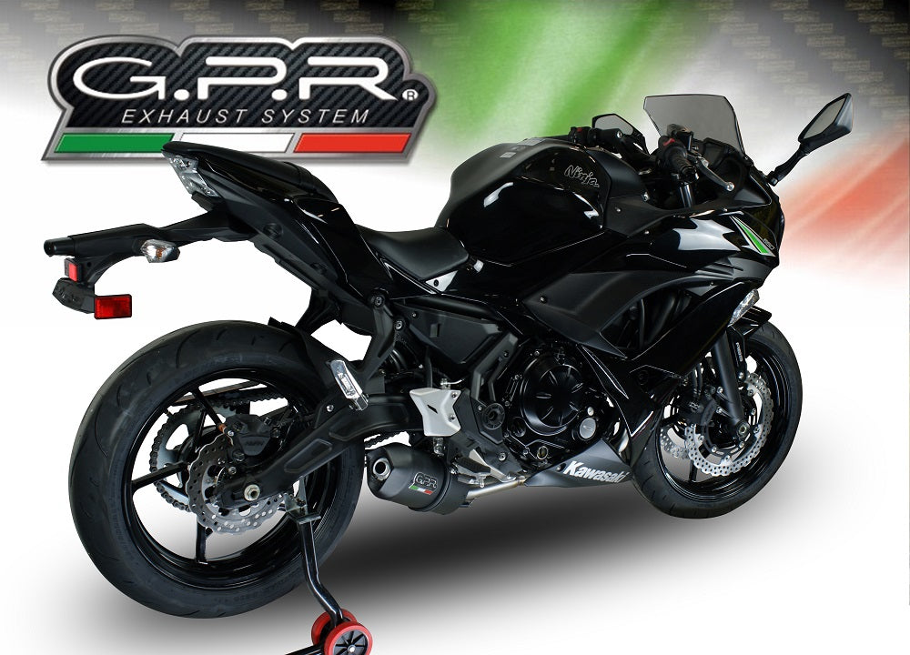 Kawasaki Ninja 650 2017-2020 Exhaust GPR Furore Nero Full System