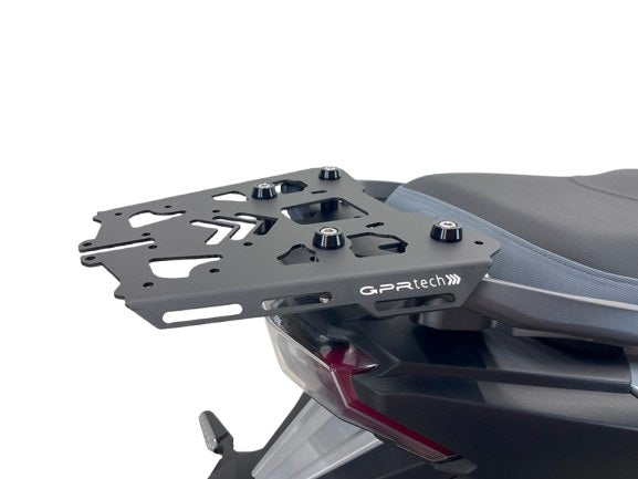 Baúl GPR TECH de 26 litros, aluminio plateado, para SYM ADX300 2024-2026