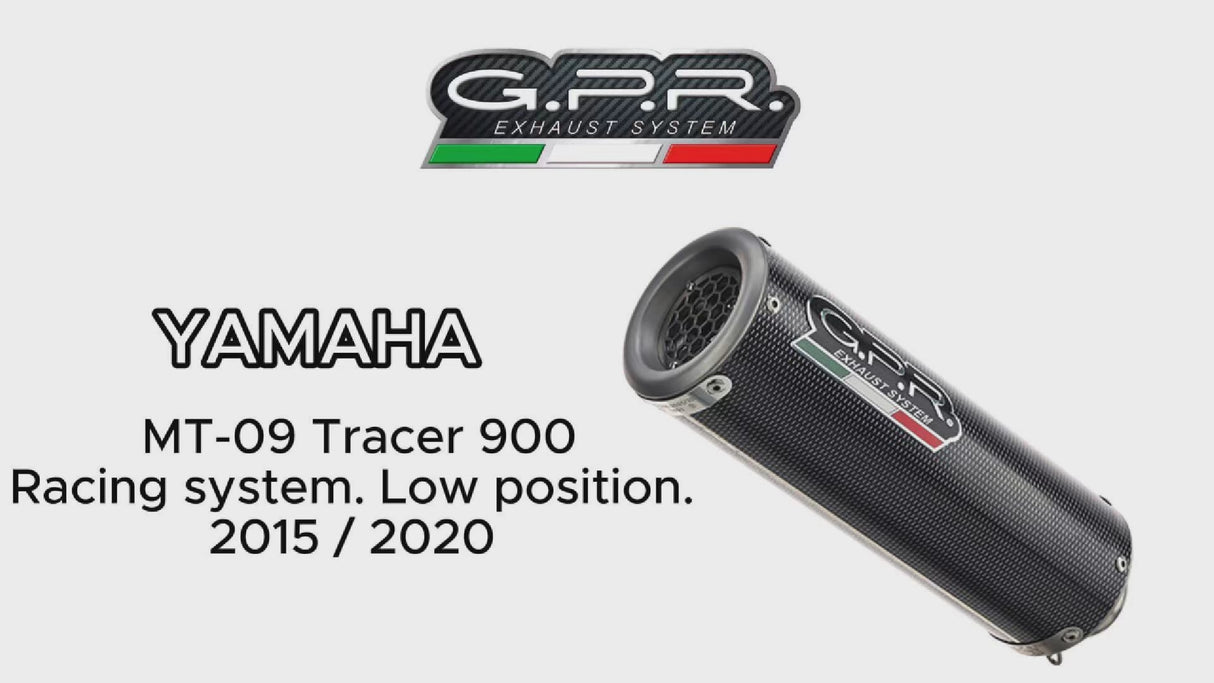 Yamaha Fj09 Tracer 2015-2020 Exhaust GPR M3 Poppy Full System Race