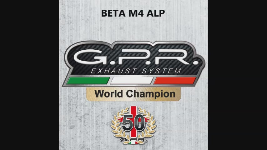 Beta Alp 4.0 2018-2020 Exhaust GPR Furore Evo4 Nero Full System