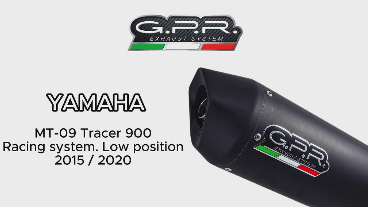 Yamaha Fj09 Tracer 2015-2016 Exhaust GPR Furore Nero Full System Race