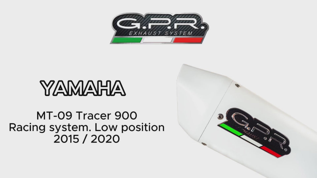 Yamaha FJ09 Tracer 2015-2016 Exhaust GPR Albus Ceramic Full System Race