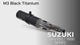 Escape GPR M3 negro de titanio para Suzuki GSXS 1000F 2017-2020