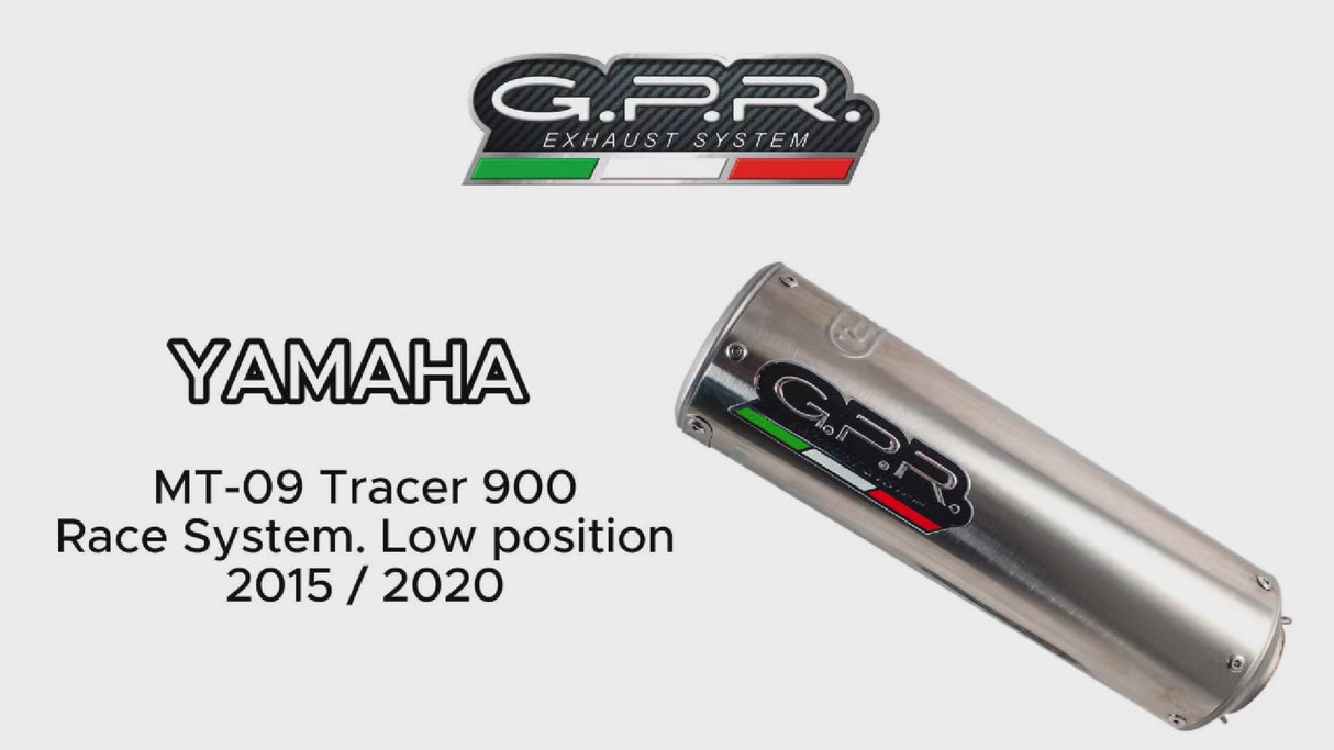 Yamaha Fj09 Tracer 2015-2020 Exhaust GPR M3 Inox Full System Race