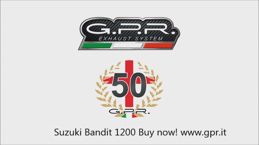 Escape GPR Trioval Slip-On para Suzuki GSXR 750 1992-1995