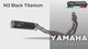 Yamaha MT-09 XSR900 2022-2025 Exhaust GPR M3 Black Titanium Full System Low Level