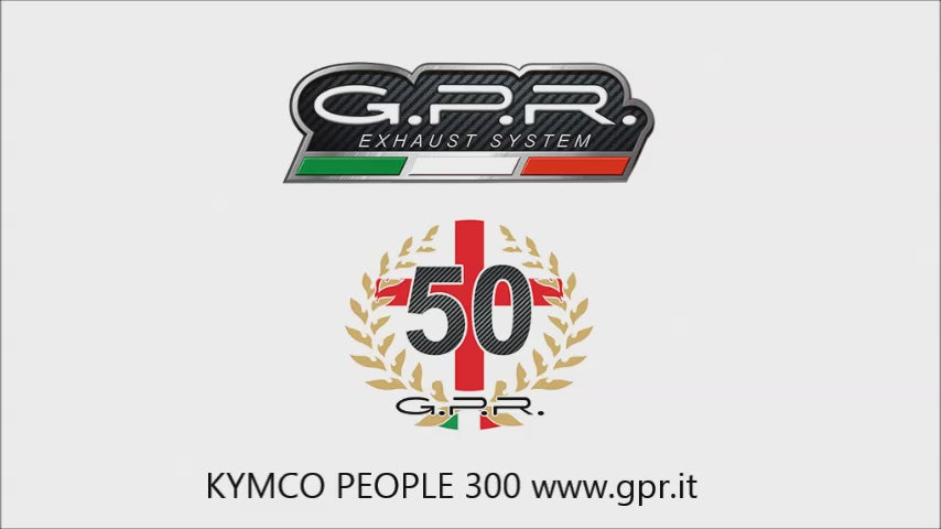 Kymco People 300 GTI 2010-2016 Exhaust GPR Evo4 Road Slip-On Race