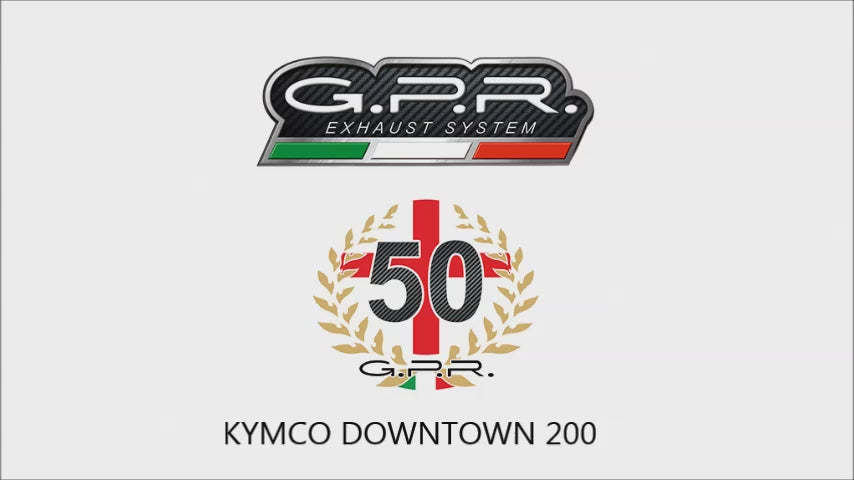 Kymco Downtown 200 2009-2014 Exhaust GPR Evo4 Road Full System Race