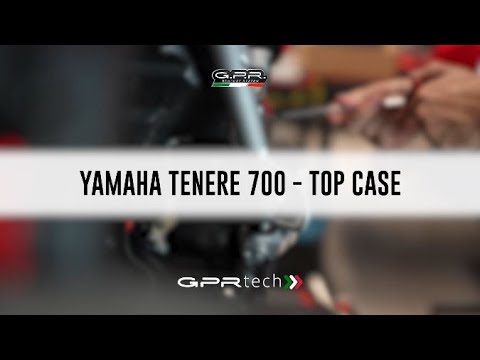 Yamaha Tenere 700 2025-2026 Top Case 35 Liters GPR TECH Black Aluminum - video 1