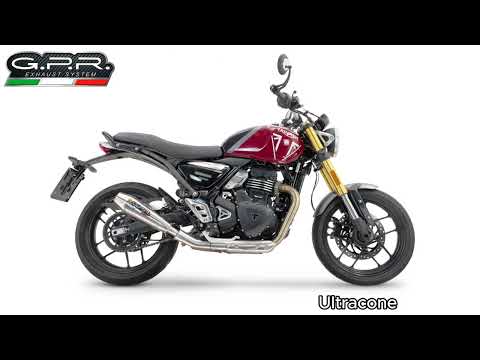 Triumph Speed 400 2023-2025 Exhaust GPR Ultracone Slip-On