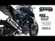Échappement GPR M3 Black Titanium Système Complet pour Voge R125 2023-2024