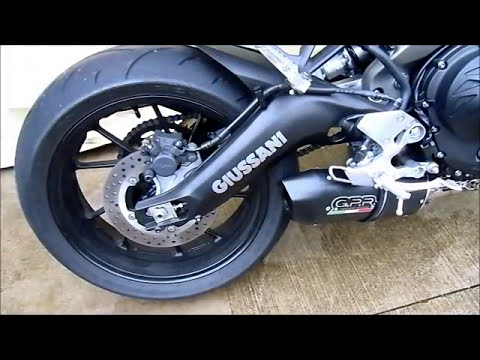 Yamaha Tracer 9 GT 2025-2026 Exhaust GPR Furore Evo4 Nero Full System High Level - video 1