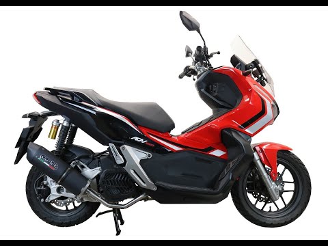 Sistema de escape completo GPR Furore Nero para Honda Adv 150 2020-2023