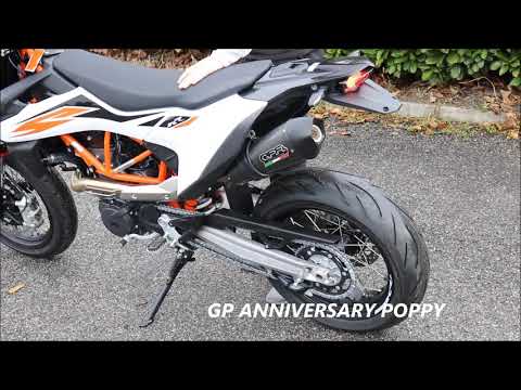 KTM 690R SMC 2019-2020 Exhaust GPR Furore-X Inox Slip-On - video 1