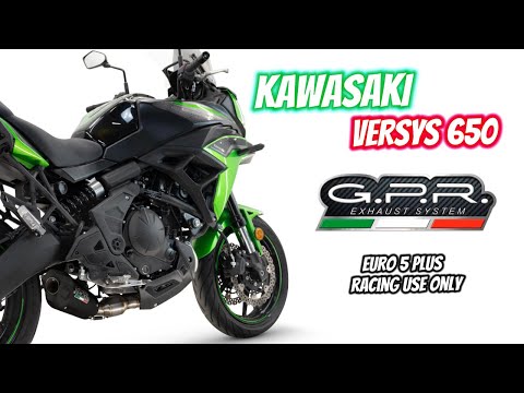 Kawasaki Versys 650 2023-2025 Exhaust GPR GP-Revo Black Titanium Full System