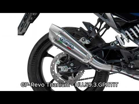 Husqvarna Svartpilen 401 2024-2025 Exhaust GPR GP-Revo Titanium Slip-On