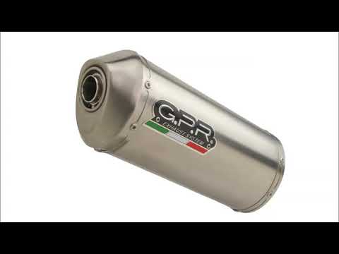 Kawasaki KLR600 1985-2004 Exhaust GPR Trioval Slip-On