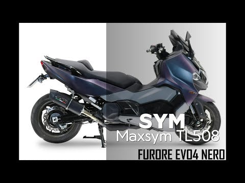 Sym Maxsym TL 508 2021-2024 Exhaust GPR Furore Evo4 Nero Slip-On