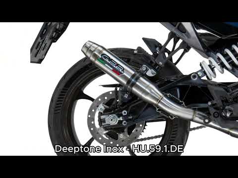 Husqvarna Svartpilen 125 2024-2025 Exhaust GPR Deeptone Inox Slip-On