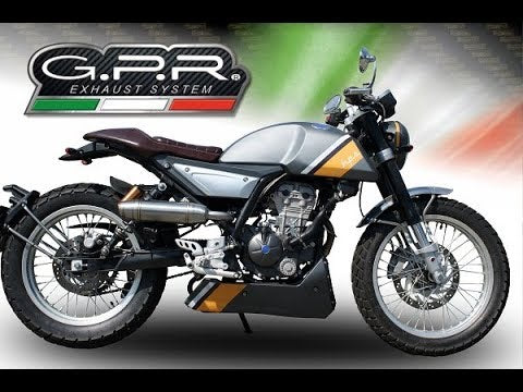 Rieju Century 125 2018-2020 Exhaust GPR Deeptone Inox Full System