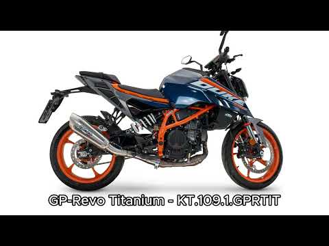 KTM 125 DUKE 2024-2025 Exhaust GPR GP-Revo Titanium Slip-On